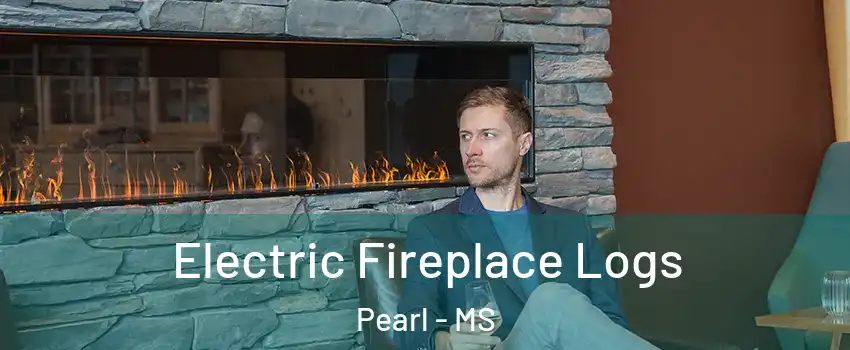  Electric Fireplace Logs Pearl - MS