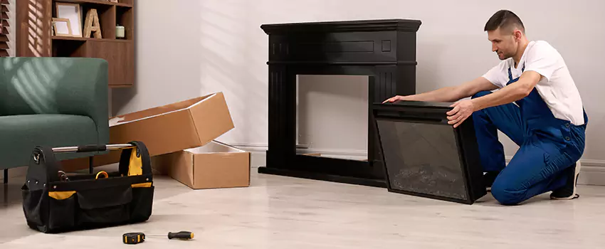 Old Rusted Metal Fireplace Repair And Replacement in Pearl, MS